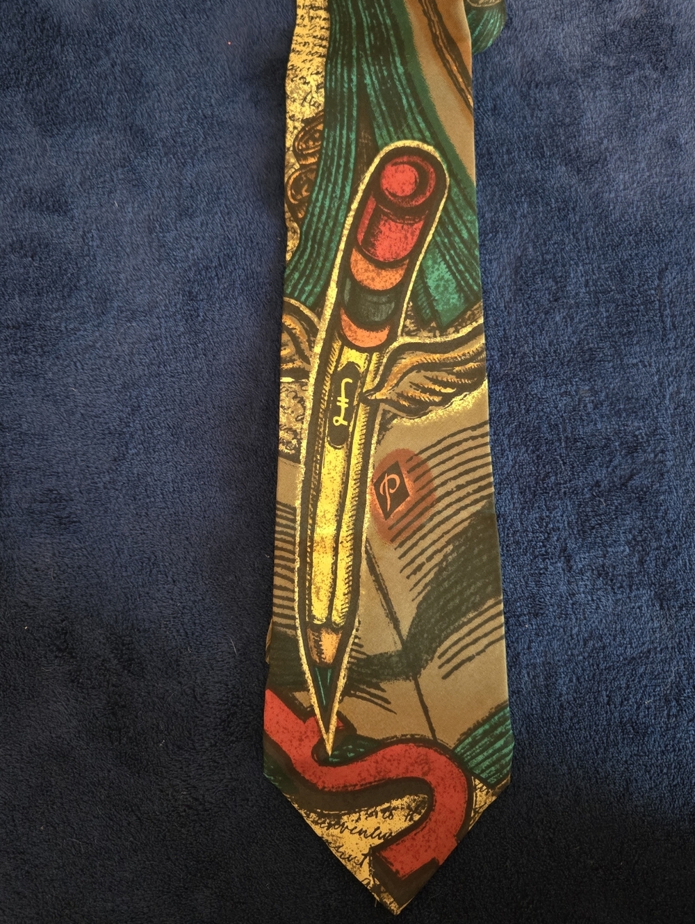 THE BEATLES Vintage Rare Paperback Writer Silk Tie